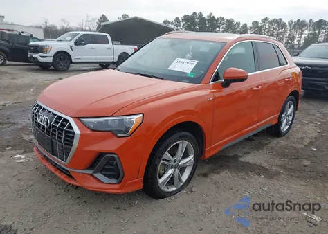 2020 Audi Q3 Premium 45 Tfsi S Line Quattro Tiptronic from USA, damaged, VIN WA1DECF37L1044348